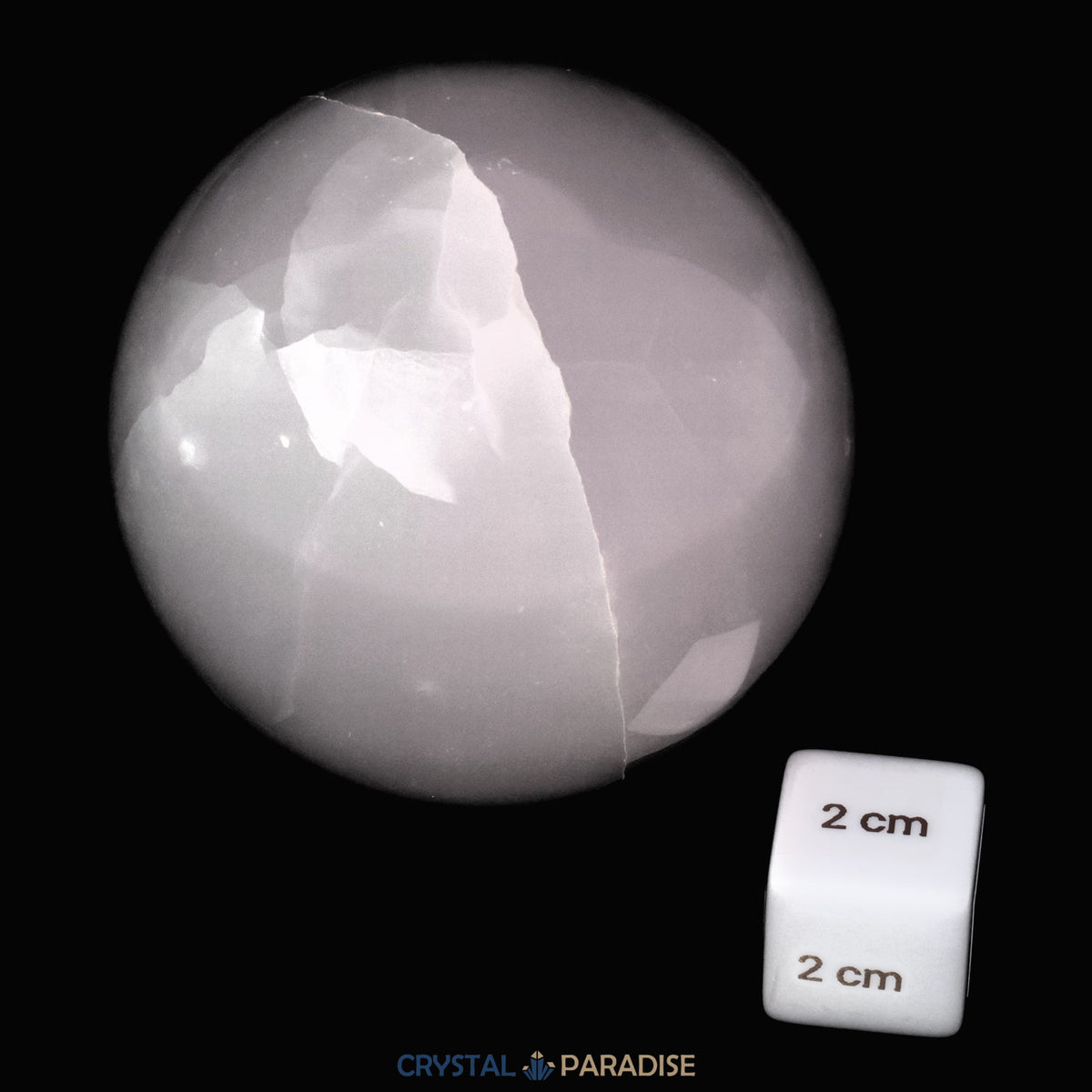 Pink Calcit Kugel (UV Reaktiv) – Ansicht 5