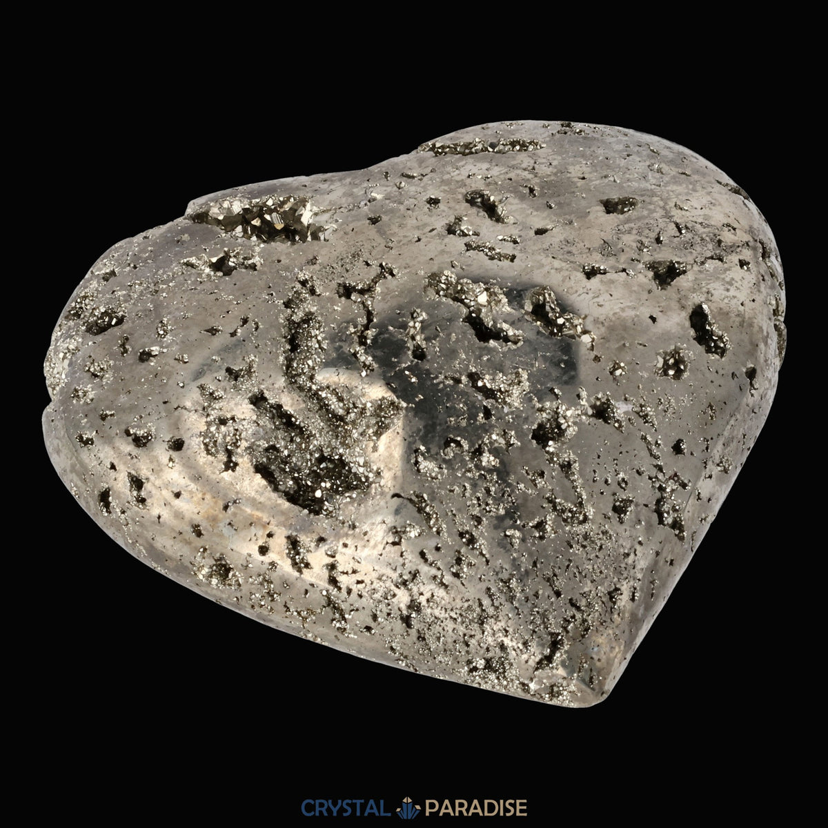 Pyrit Druzy Herz aus Huánuco, Peru – Ansicht 15