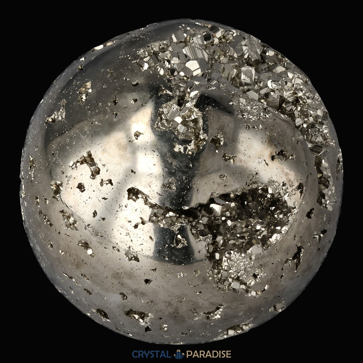 Pyrit Druzy Kugeln aus Huánuco, Peru 5cm – Ansicht 13
