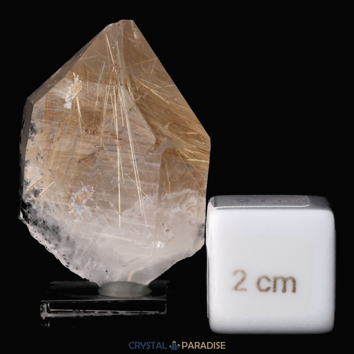 Quarz mit Rutil aus Brasilien (34g) – Ansicht 2