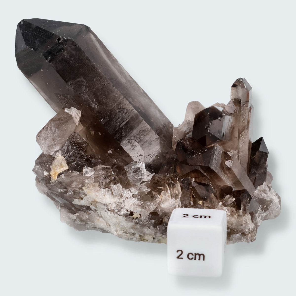 Rauchquarz Handstufe aus Brasilien (412g) - bestrahlt – Ansicht 2