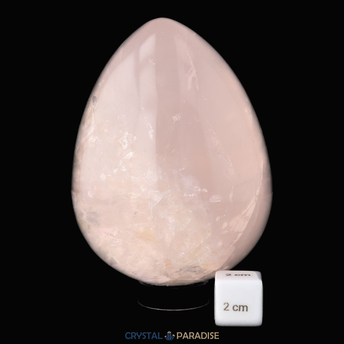 Rosenquarz Ei XL 11cm (1218g) – Ansicht 3