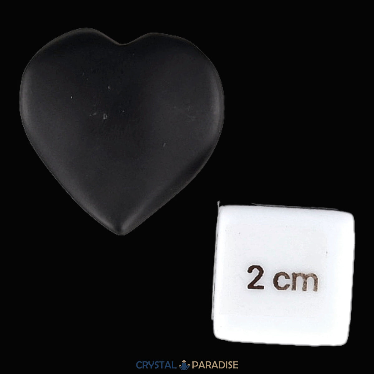 Shungit Herz 3 cm – Ansicht 2