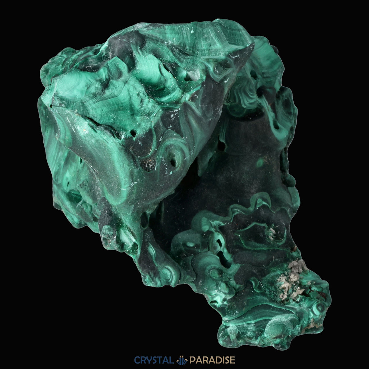 Velvet Malachit Stufe aus der Tantara Mine, Kongo (257g) – Ansicht 11