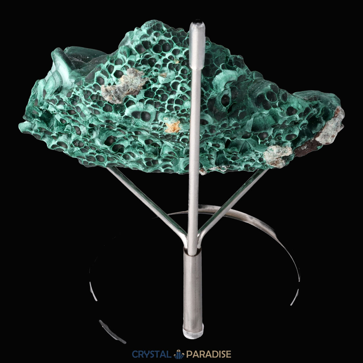 Velvet Malachit Stufe aus der Tantara Mine, Kongo (317g) – Ansicht 10