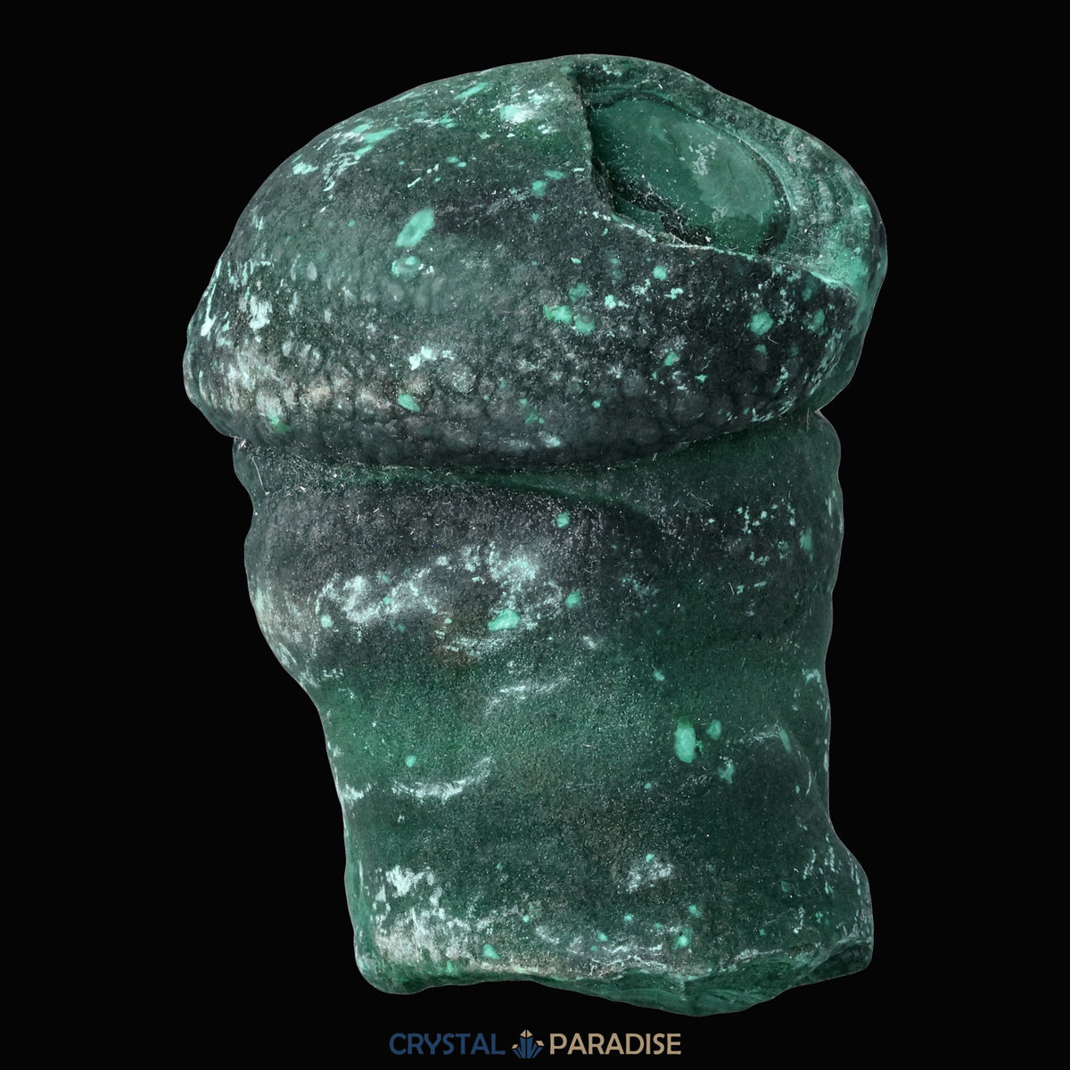 Velvet Malachit Stufe aus der Tantara Mine, Kongo (334g) – Ansicht 13