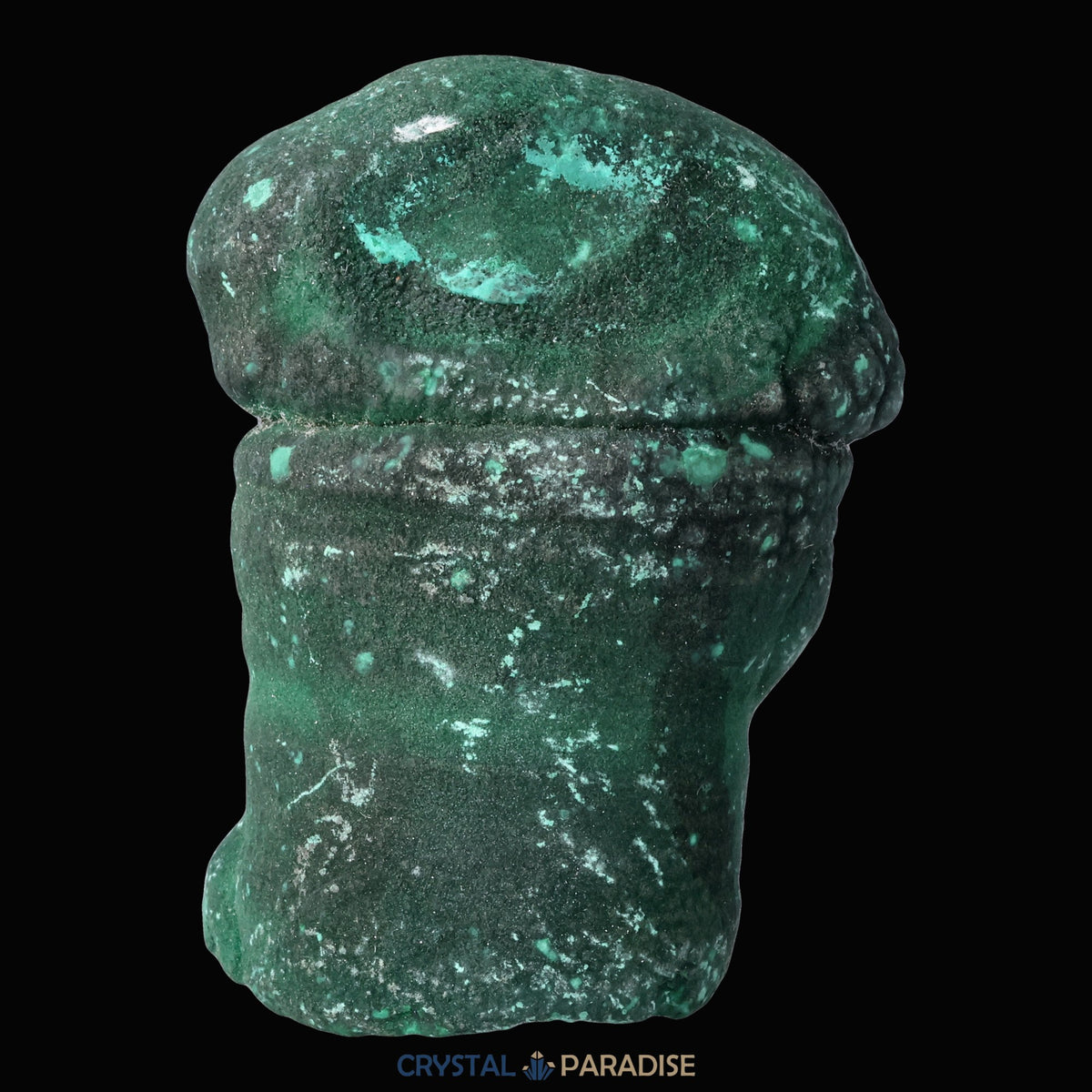 Velvet Malachit Stufe aus der Tantara Mine, Kongo (334g) – Ansicht 8