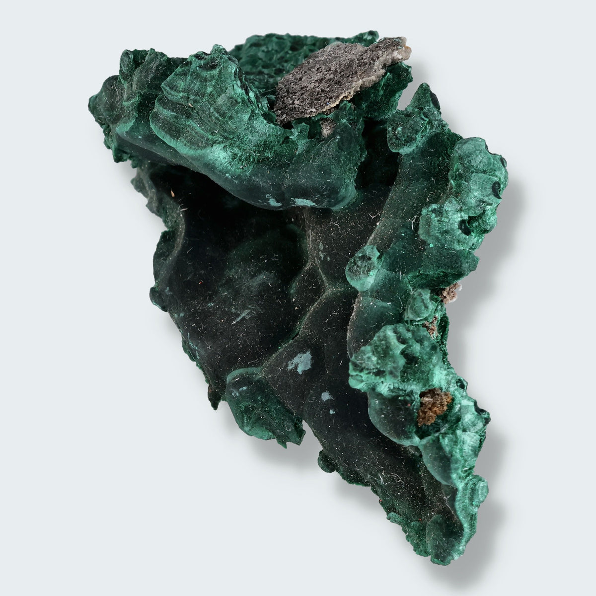 Velvet Samt Malachit Stufe aus der Tantara Mine, Kongo (157g) – Ansicht 2