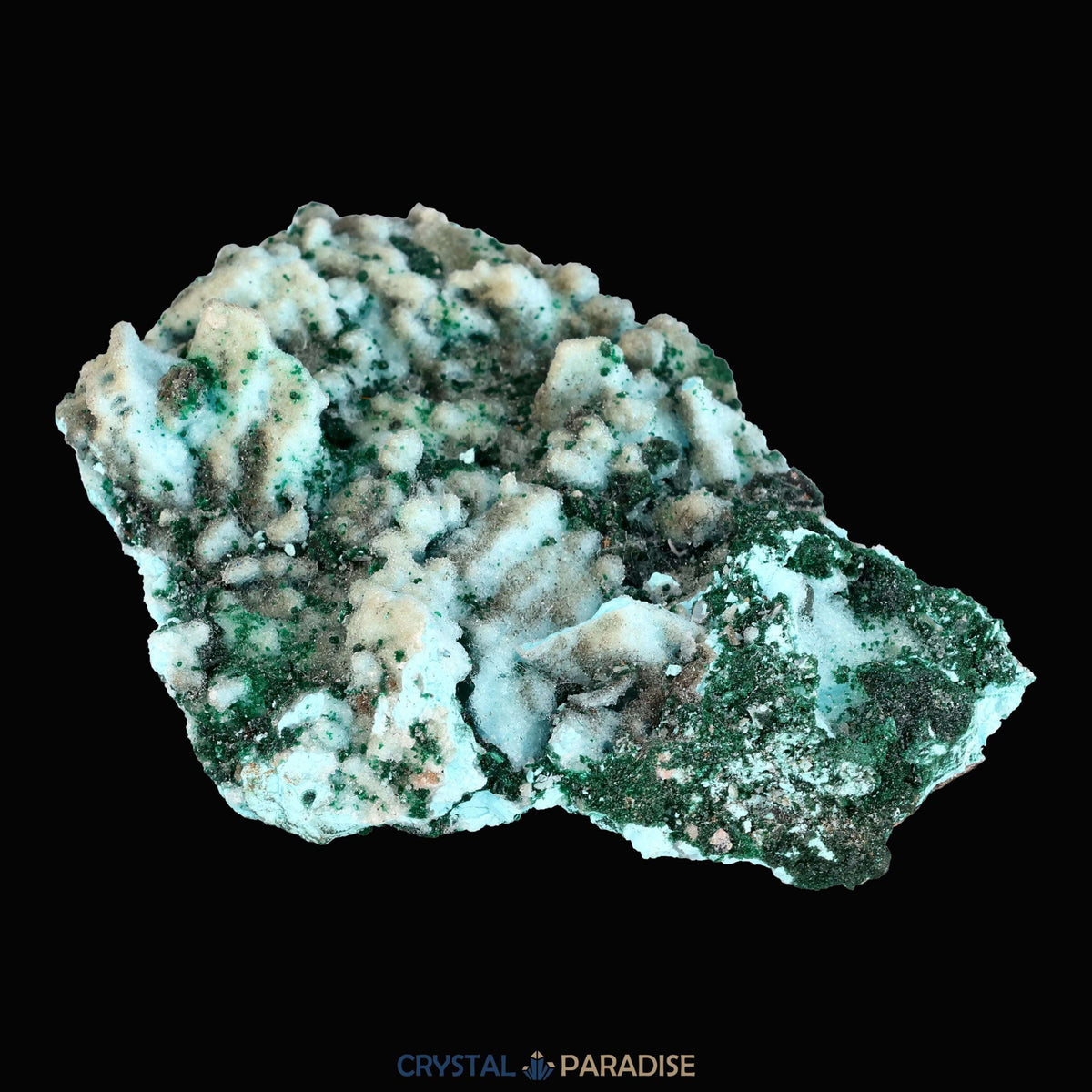 Chrysokoll Stufe aus Tenke-Fungurume, Kolwezi, Lualaba, DR Kongo (72g) - crystal paradise