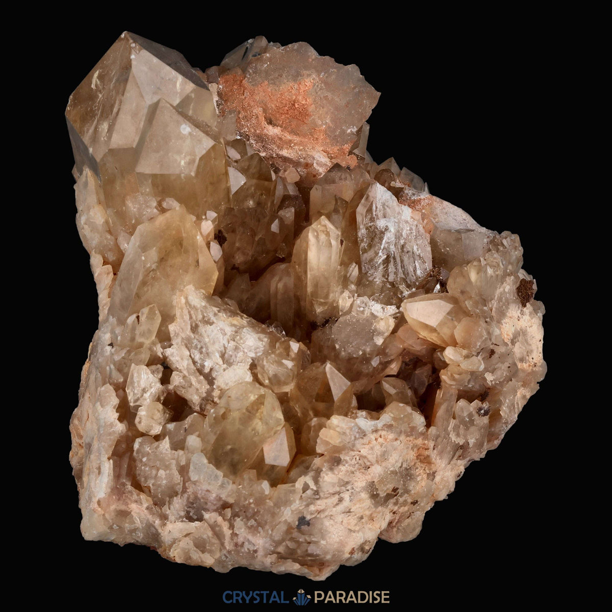 Citrin Handstufe aus Kunduluni, Kongo (1707g) - unbehandelt - crystal paradise