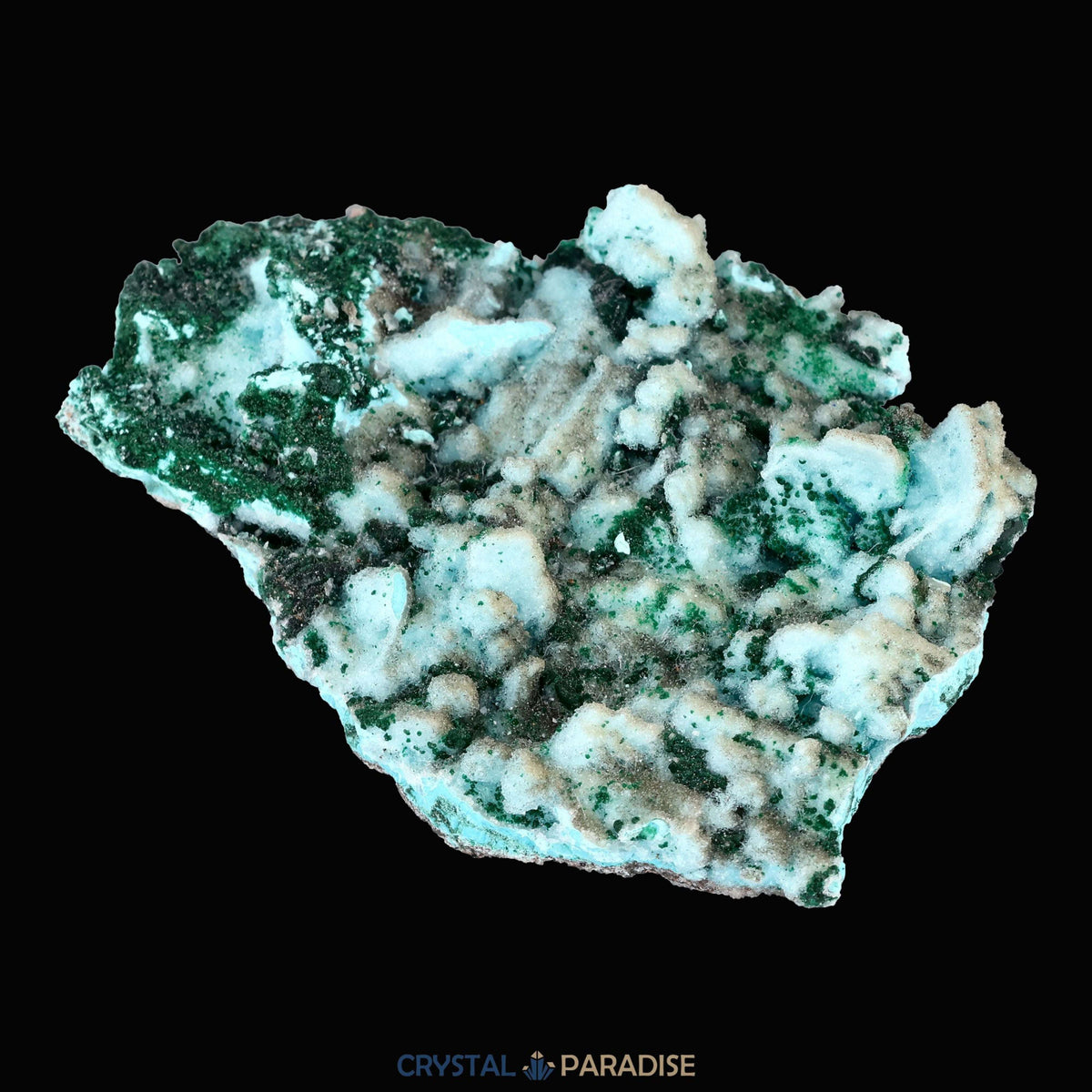 Chrysokoll Stufe aus Tenke-Fungurume, Kolwezi, Lualaba, DR Kongo (72g) - crystal paradise