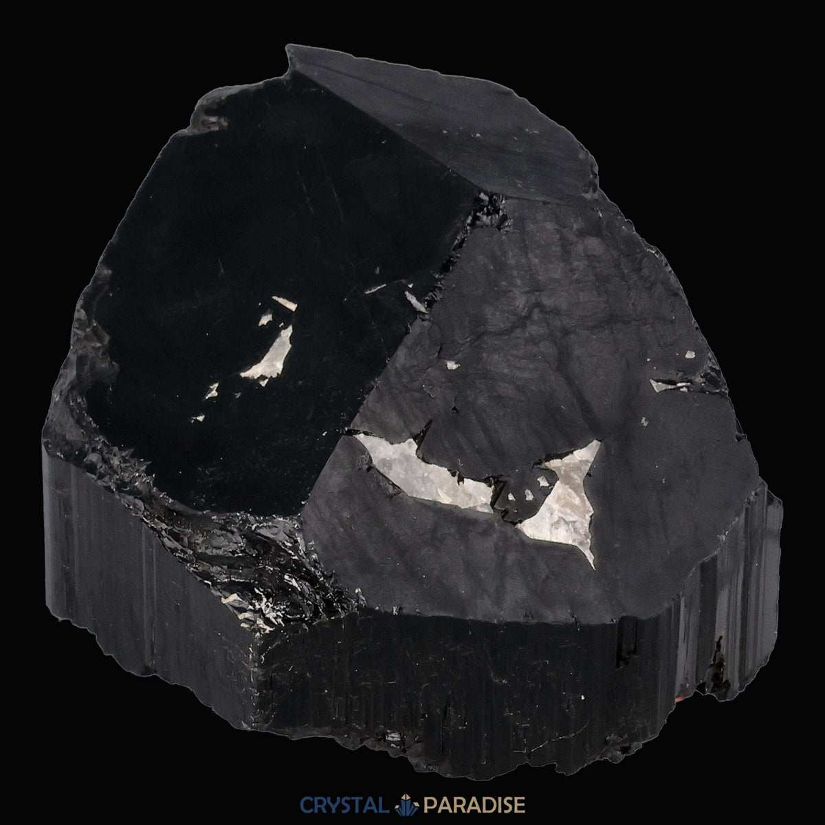Schwarzer Schörl Turmalin aus Brasilien (184g) - crystal paradise