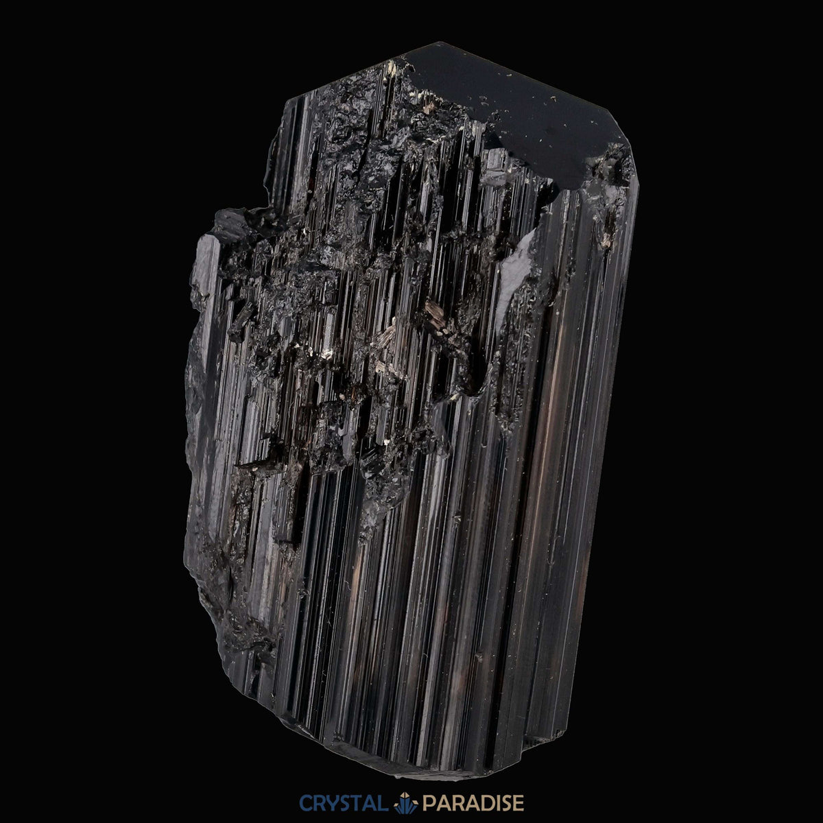 Kluftschwimmer Schwarzer Schörl Turmalin aus Brasilien (209g) - crystal paradise