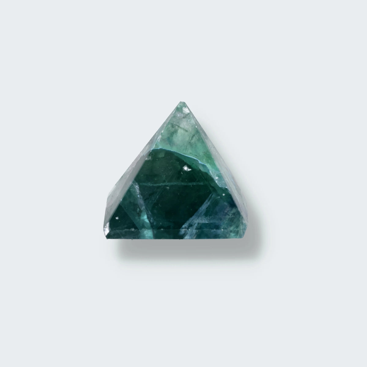Grüne Fluorit Pyramide aus Brasilien (127g)
