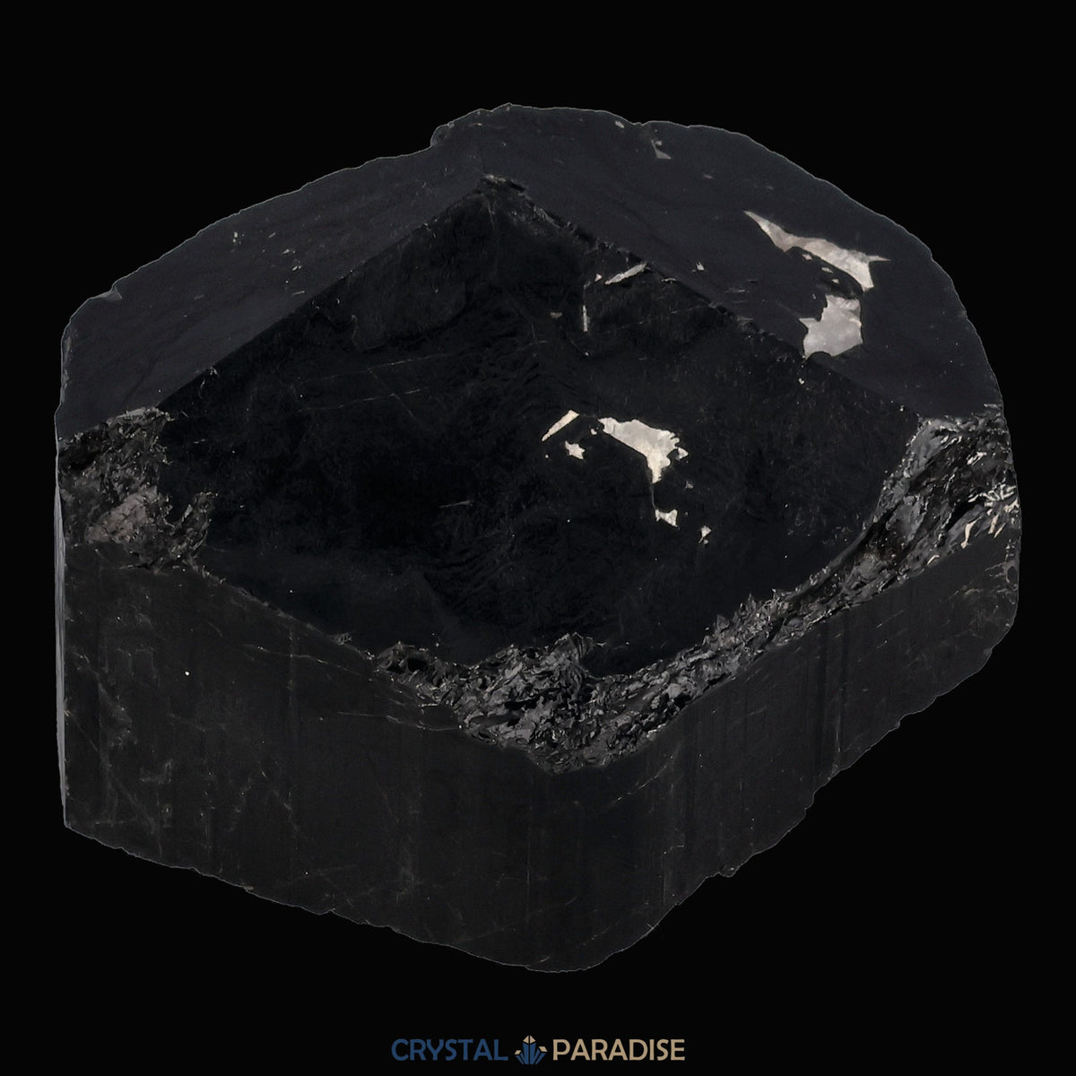 Schwarzer Schörl Turmalin aus Brasilien (184g) - crystal paradise