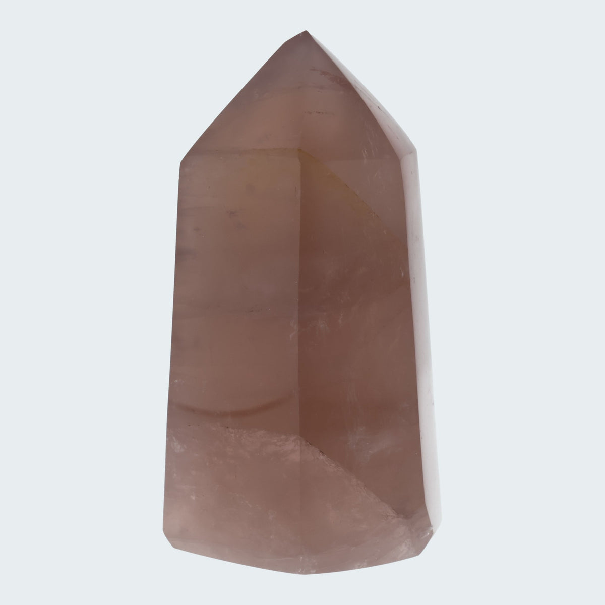 Rosenquarz Obelisk aus Brasilien 12 cm (679g) - crystal paradise