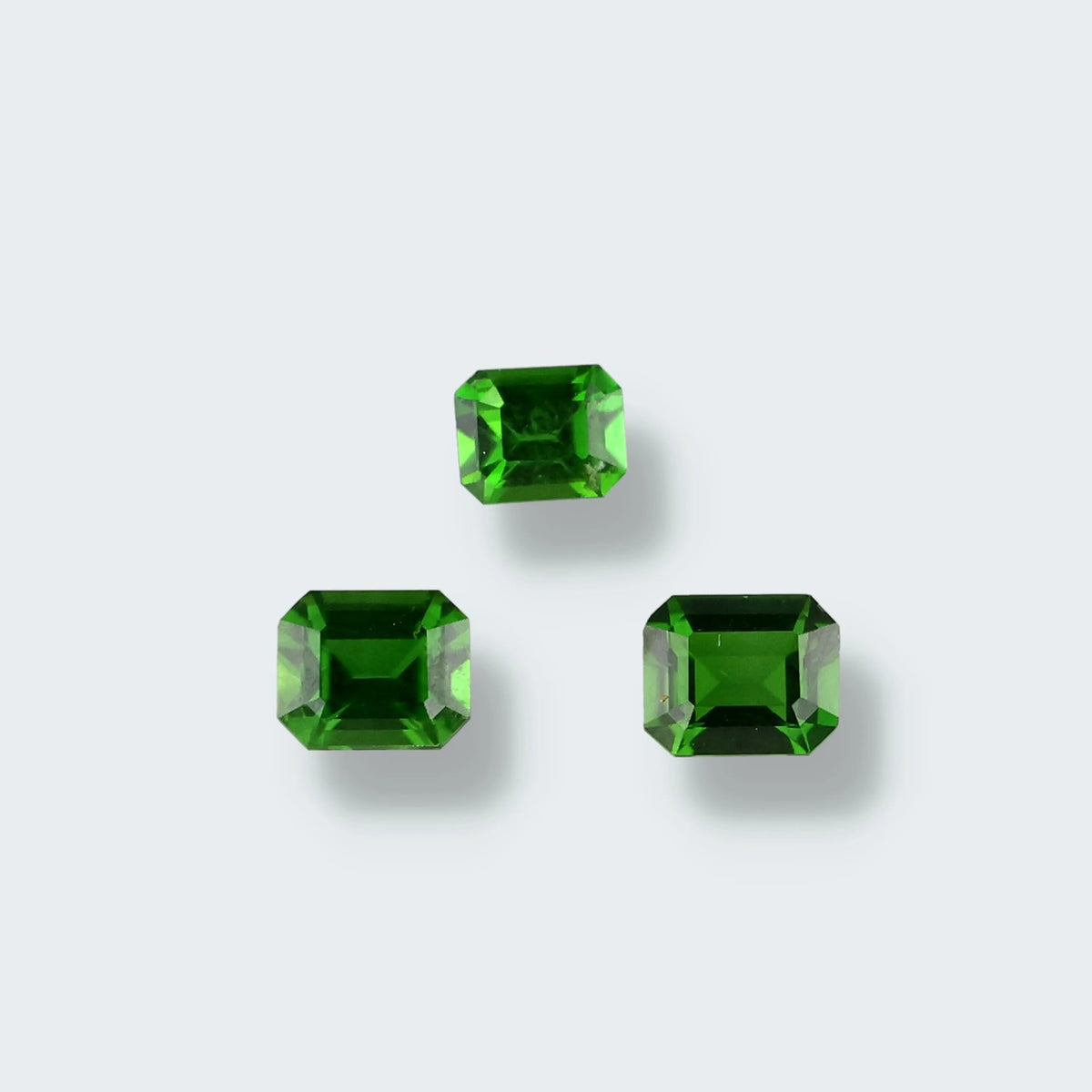 Chromdiopsid aus Russland geschliffen Set (2,3 ct)