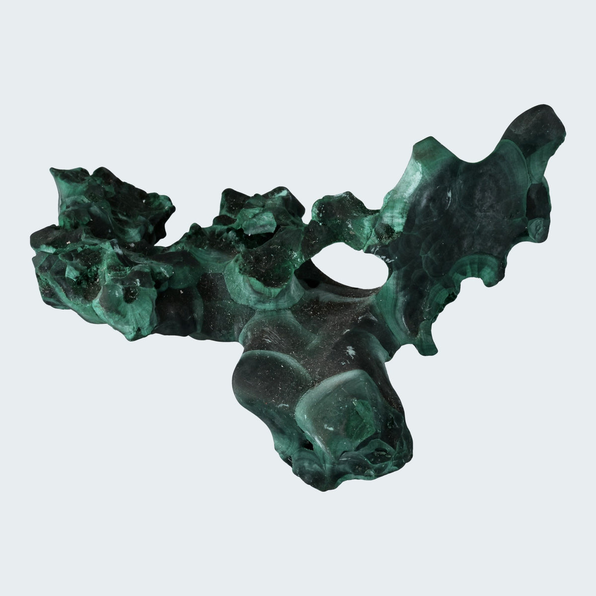 Malachit aus Tantara Mine, Katanga, Demokratische Republik Kongo, Stufe 4,0 × 8,0 × 4,0 cm