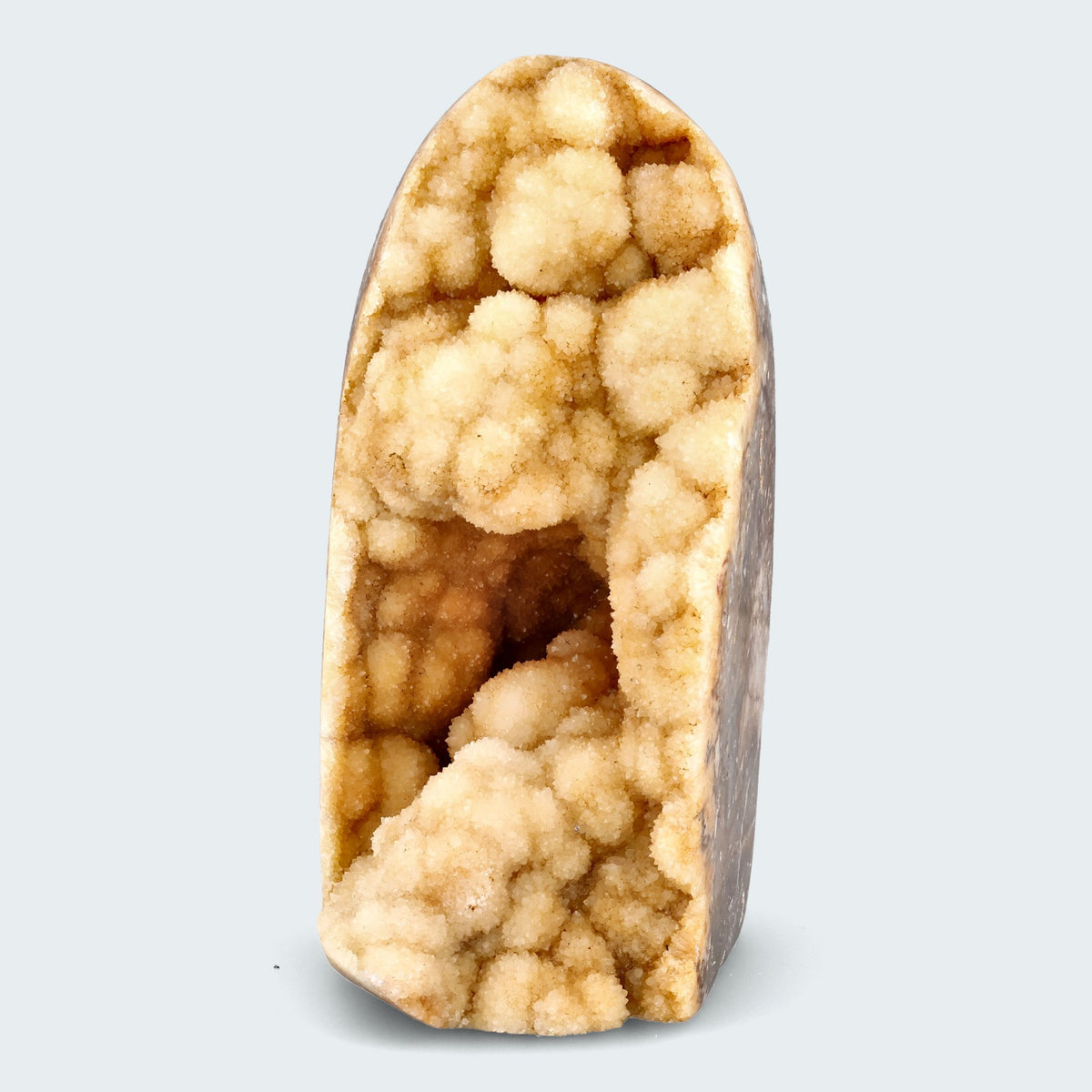 Gold-beigefarbene Calcit Druzy Freeform aus Pakistan (1304g)