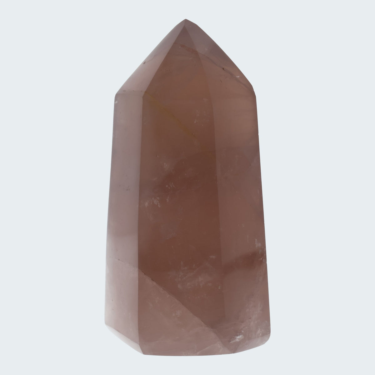 Rosenquarz Obelisk aus Brasilien 12 cm (679g) - crystal paradise