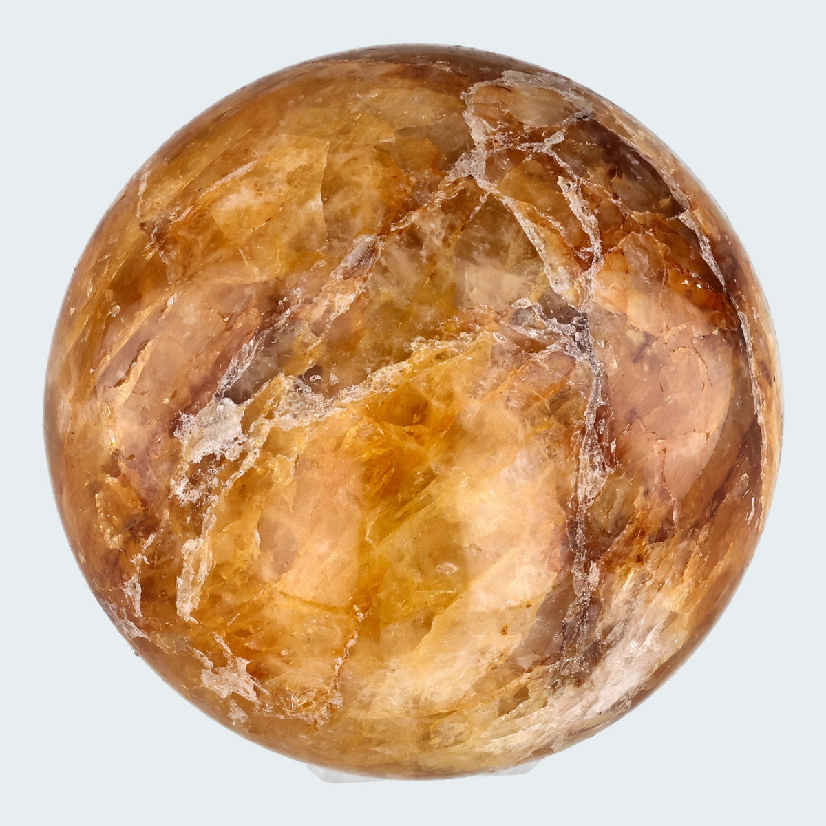 Golden Healer Kugel (Quarz mit Eisenoxid Einschlüssen) aus Brasilien - crystal paradise