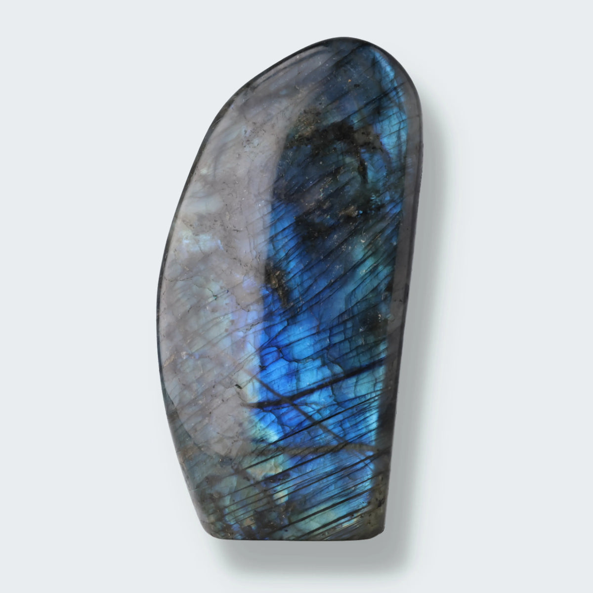 Labradorit aus Madagaskar, Stufe 9,0 × 4,0 × 18,0 cm