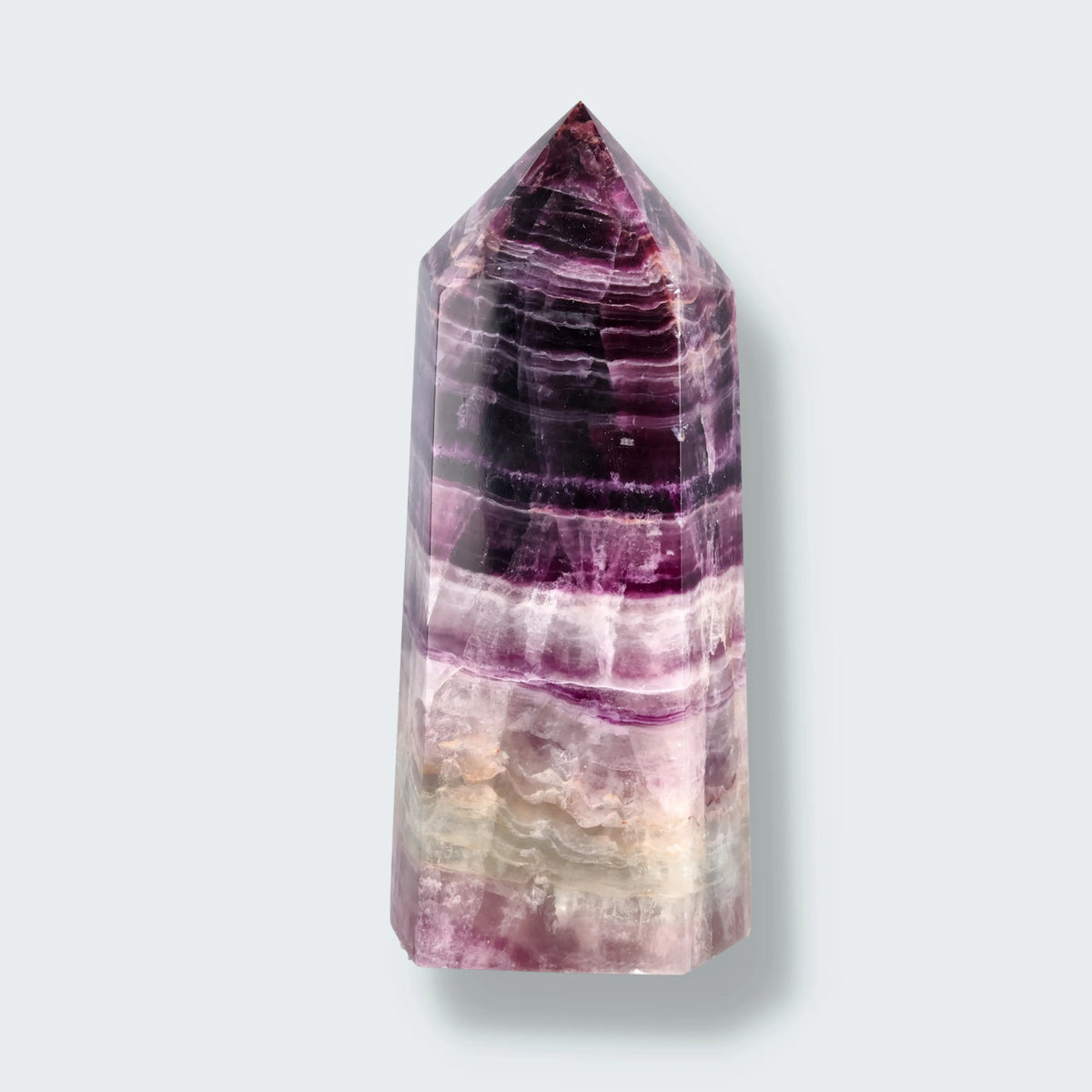 Violetter Fluorit Obelisk aus der inneren Mongolei (822g)