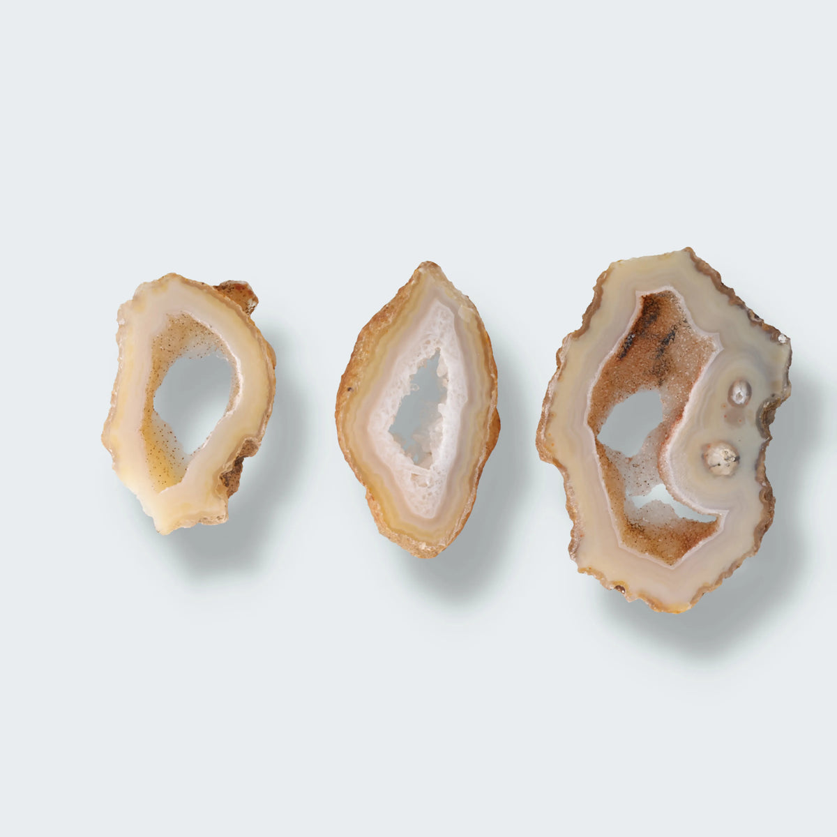 Druzy Achatscheibe ca. 1cm dick