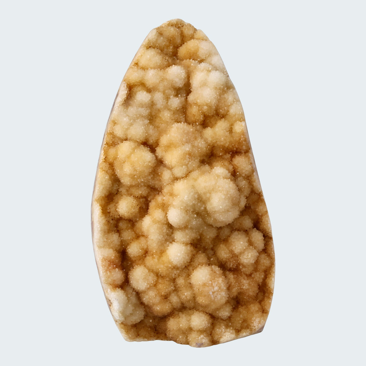 Gold-beigefarbene Calcit Druzy Freeform aus Pakistan (1205g)