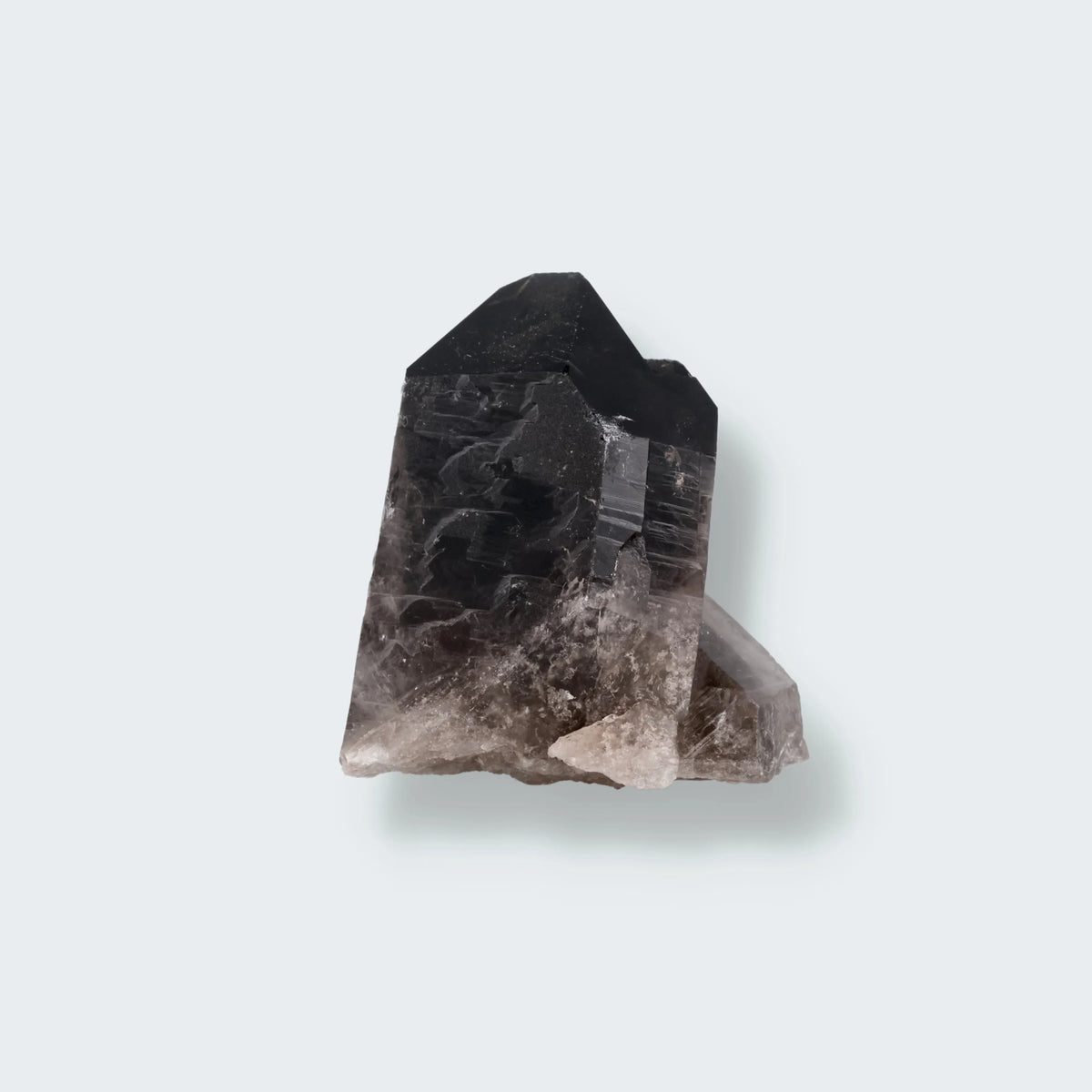Rauchquarz Handstufe aus Brasilien (233g) - bestrahlt