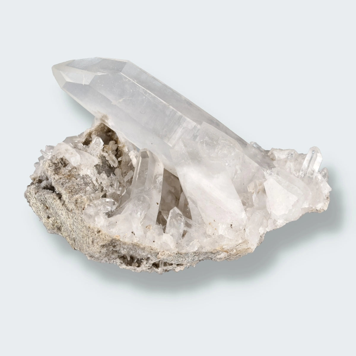 Himalaya Quarz (Bergkristall) aus dem Skardu Tal in Pakistan (190g)
