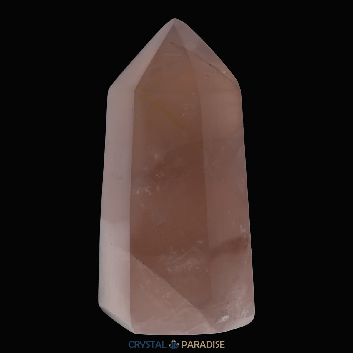 Rosenquarz Obelisk aus Brasilien 12 cm (679g) - crystal paradise