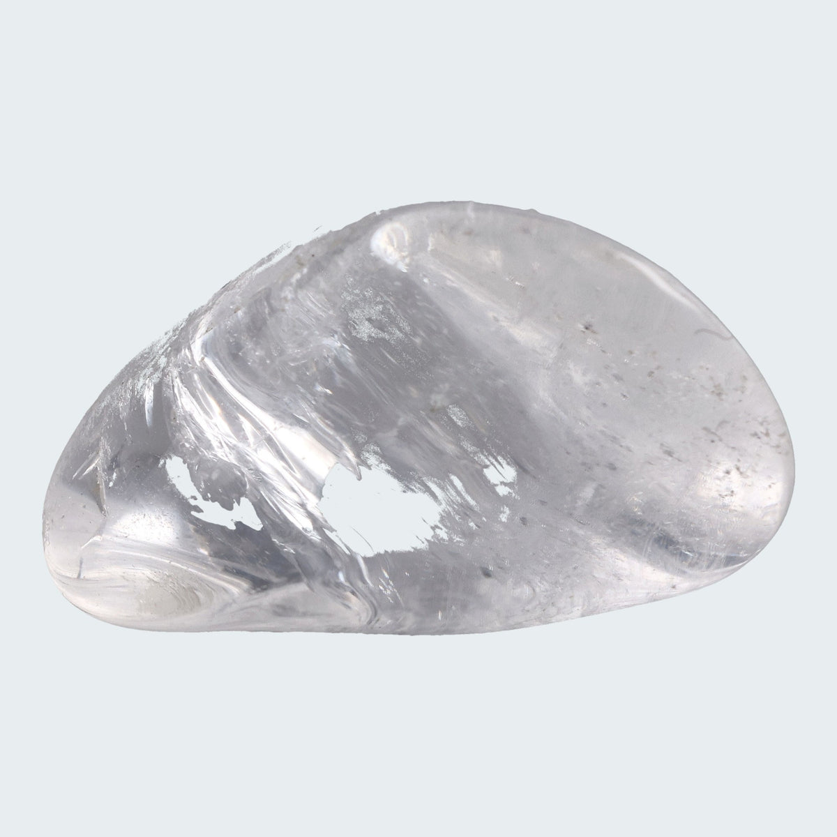 Bergkristall Muschel geschliffen (ca. 30g)