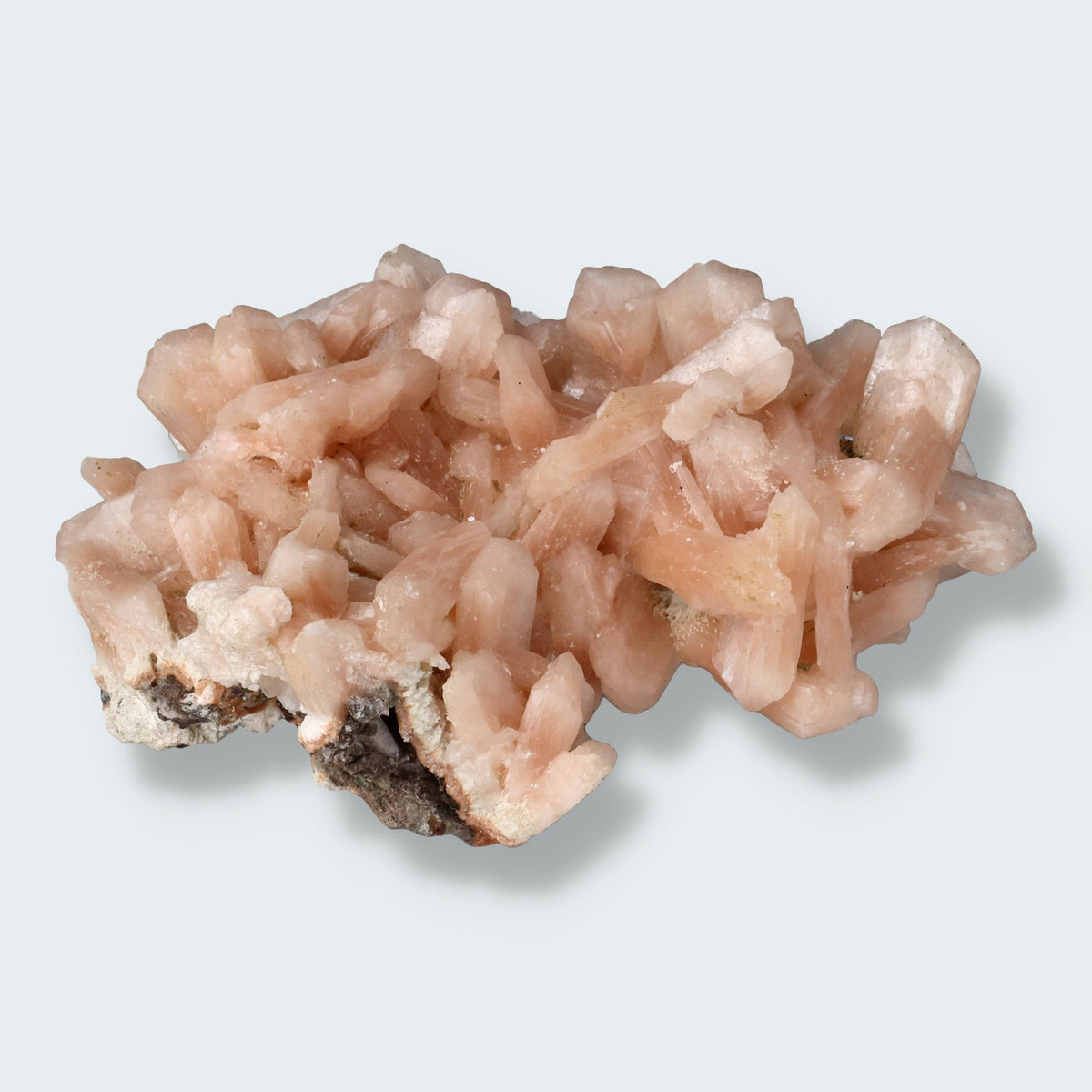 Stilbit Cluster Handstufe auf Zeolith aus Indien (195g)