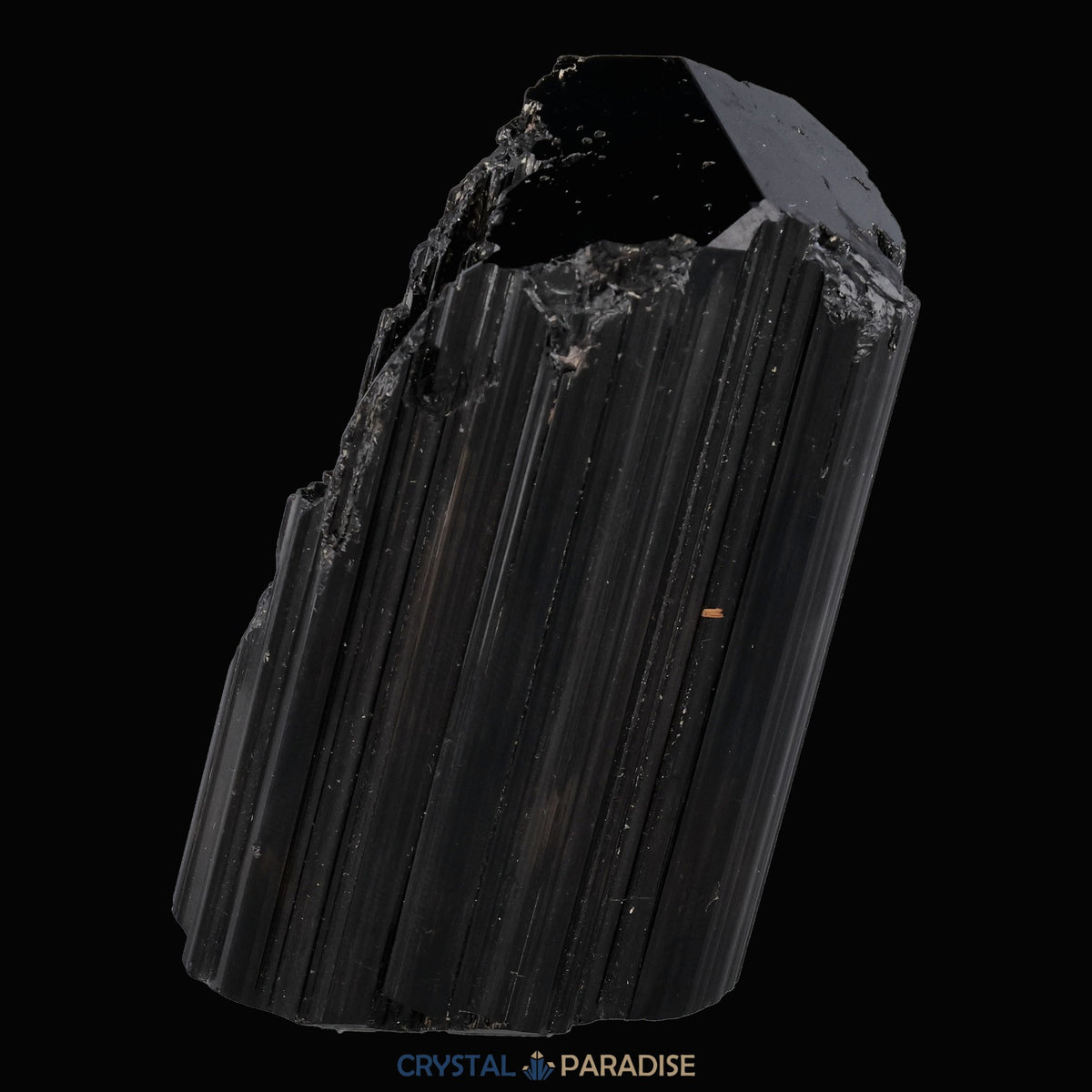 Kluftschwimmer Schwarzer Schörl Turmalin aus Brasilien (209g) - crystal paradise