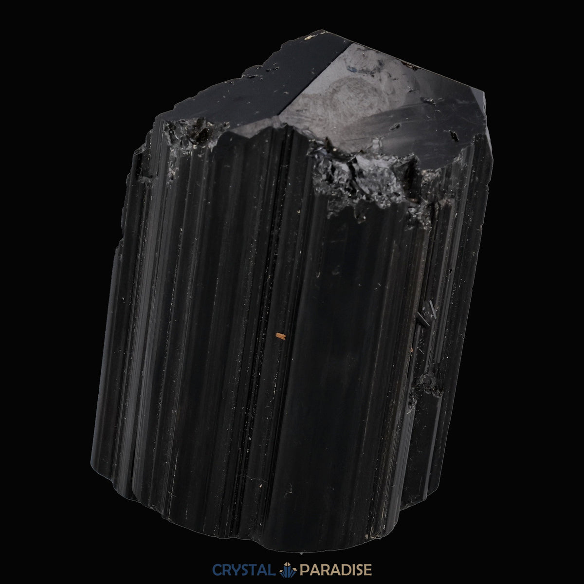 Kluftschwimmer Schwarzer Schörl Turmalin aus Brasilien (209g) - crystal paradise