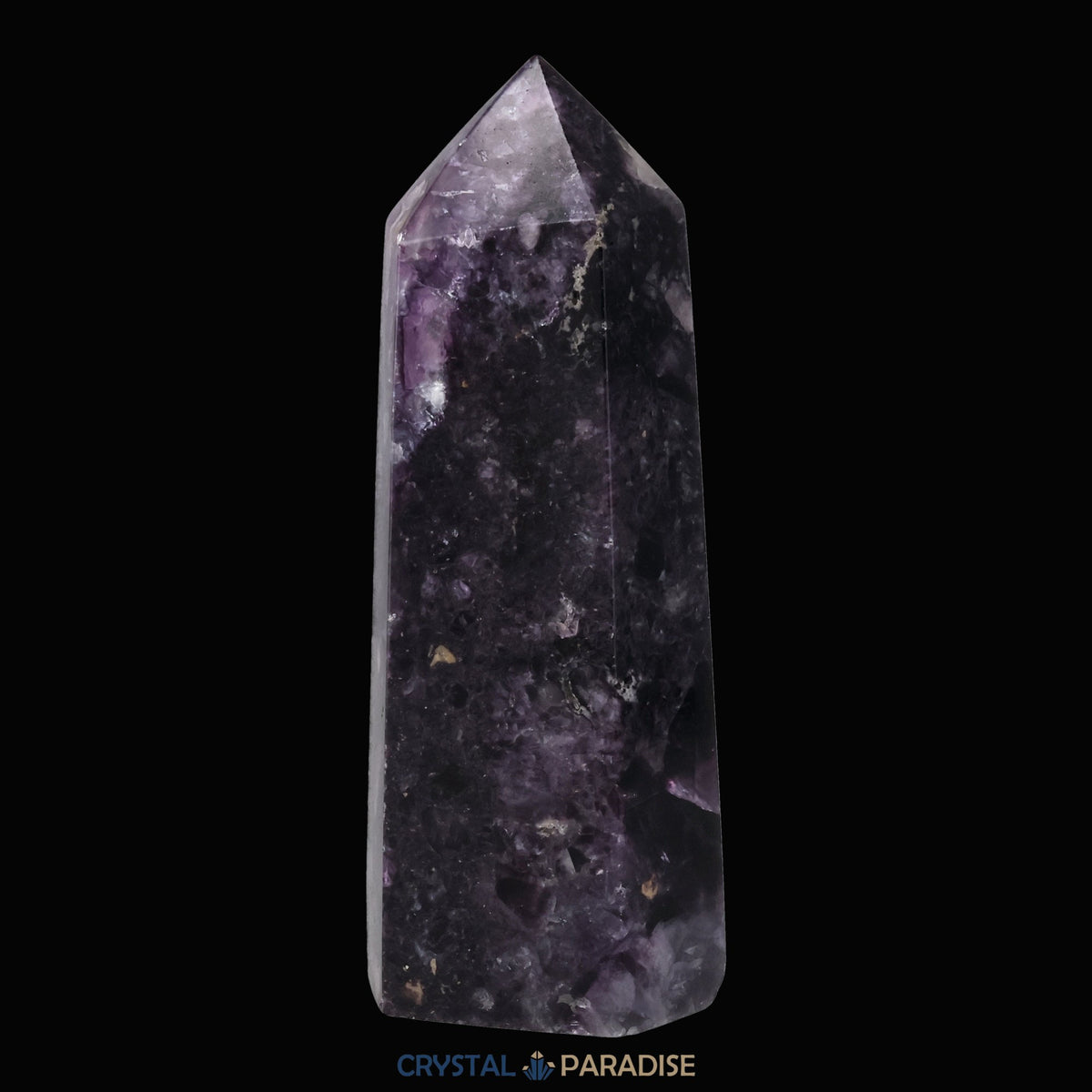Violetter Fluorit Obelisk aus der inneren Mongolei (599g) – Ansicht 5
